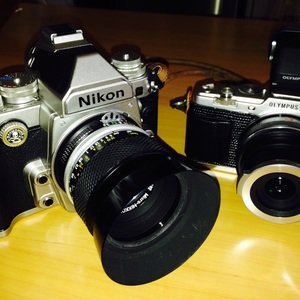 Nikon Df と OLYMPUS E-P5