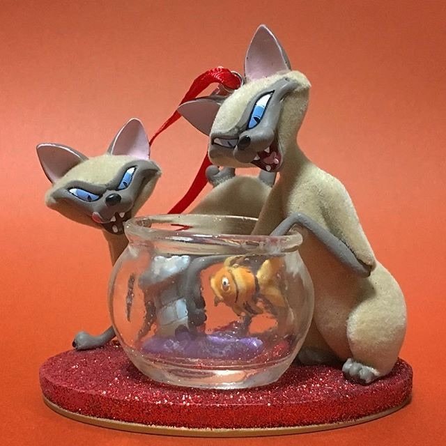 わんわん物語 サイ&アム クリスマスオーナメント