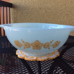 Cinderella nesting bowl / butterfly gold  L No,313