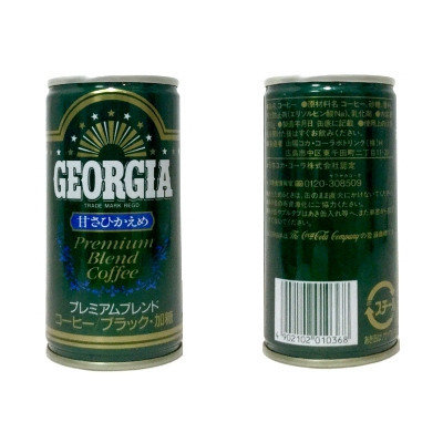 ジョージア プレミアムブレンド 甘さひかえめ 190g缶 (1992