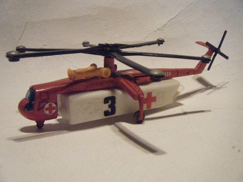 CORG I(UK) SIKORSKY S-64 SKYCRANE RED CROSS HELICOPTER