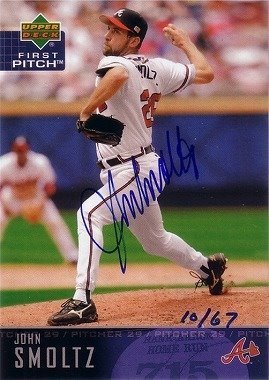 2004 Upper Deck SP Authentic Buy Back Autograph John Smoltz 10/67