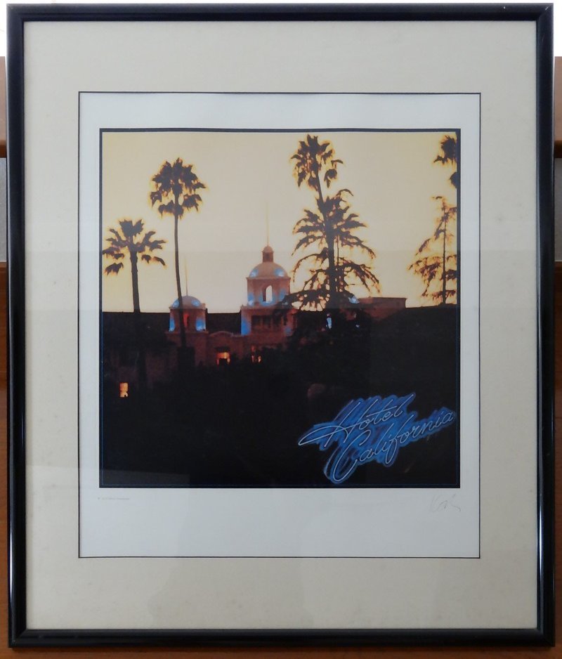 Eagles / Hotel California Lithograph  Signed by Kosh