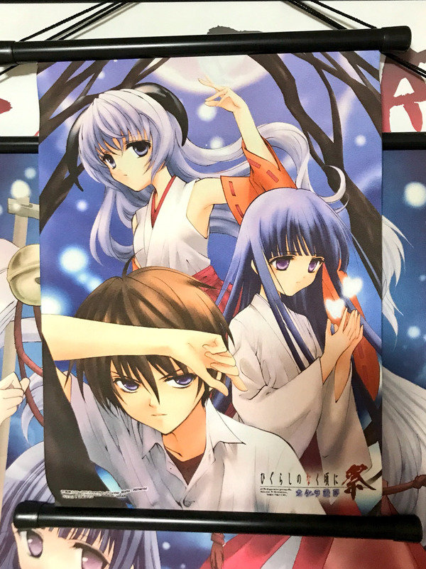 ひぐらしのなく頃に祭カケラ遊び Wonder Goo店舗特典 B4タペストリー Hanyuucollection Museum Muuseo