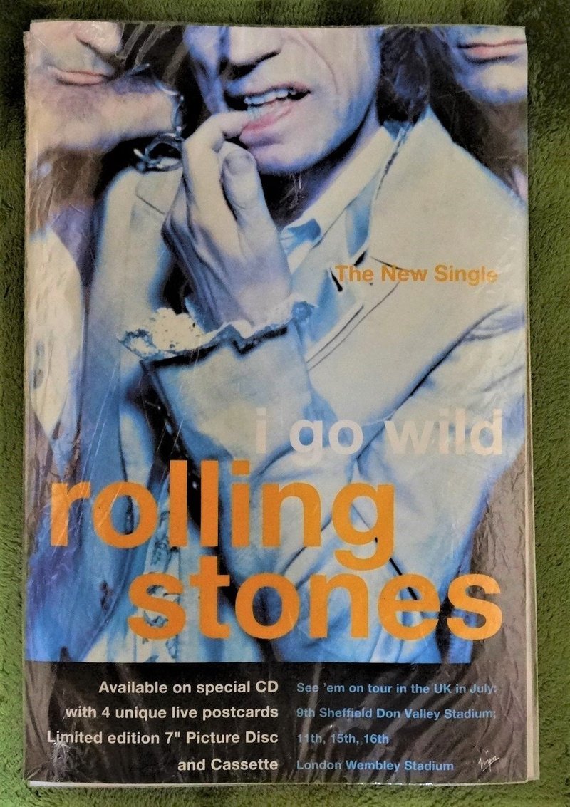 The Rolling Stones / I Go Wild  Promo Poster