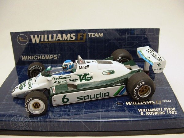 ミニチャンプス F1 ウィリアムズ FW08 ケケ ロズベルグ - メルカリ