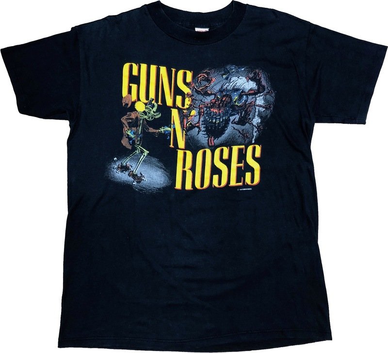 Guns N' Roses "1988 Appetite For Destruction : US Tour" Official Merch. TEE