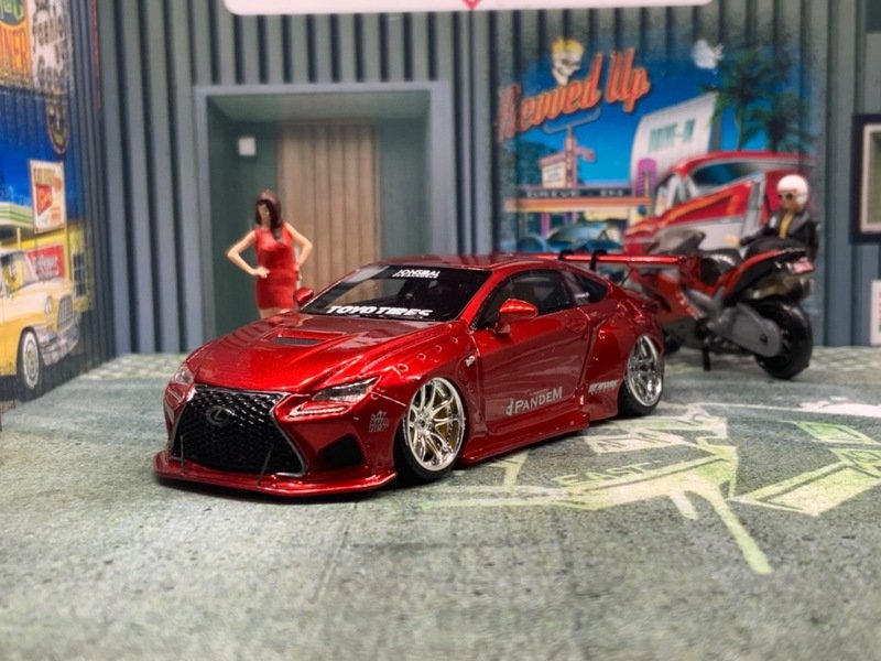 RUNNER Rocket Bunny PANDEM LEXUS RCF Red