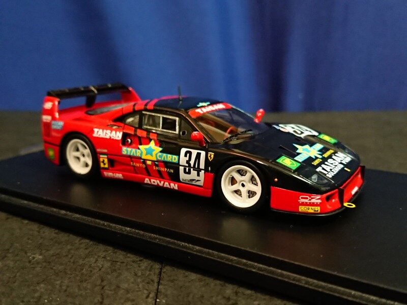 EBBRO『 TAISAN STAR CARD フェラーリ F40 』JGTC94 #34