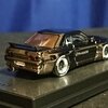 INNO model 1/64『NISSAN SKYLINE R32 GT-R PANDEM』クロームブラック