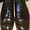 「Brooks English」 別注 church's LASTM75 DEVON wingtip oxford BLACK