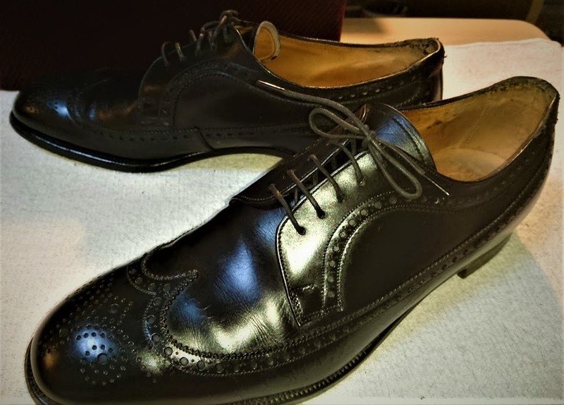 「Brooks English」 別注 church's LASTM75 DEVON wingtip oxford BLACK