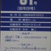 ホームラン第８１号（１９９６年第２８号）