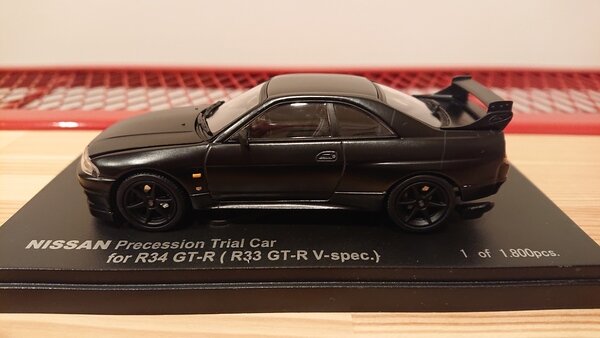 CARNEL 1/43 日産 スカイライン GT-R Mspec Nur (BNR34) 2002