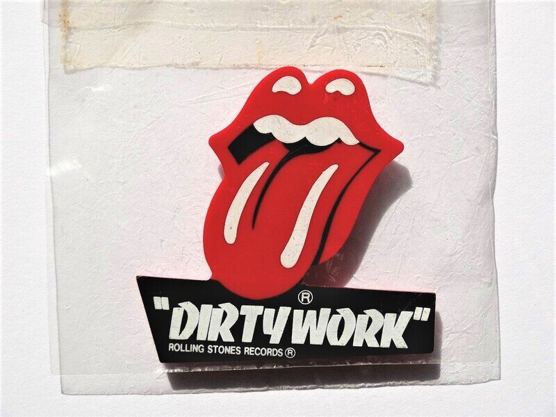 The Rolling Stones / Dirty Work  Promo Pins