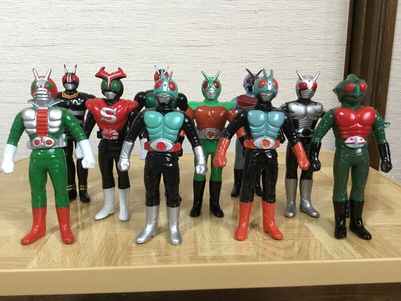 仮面ライダーソフビフィギュア