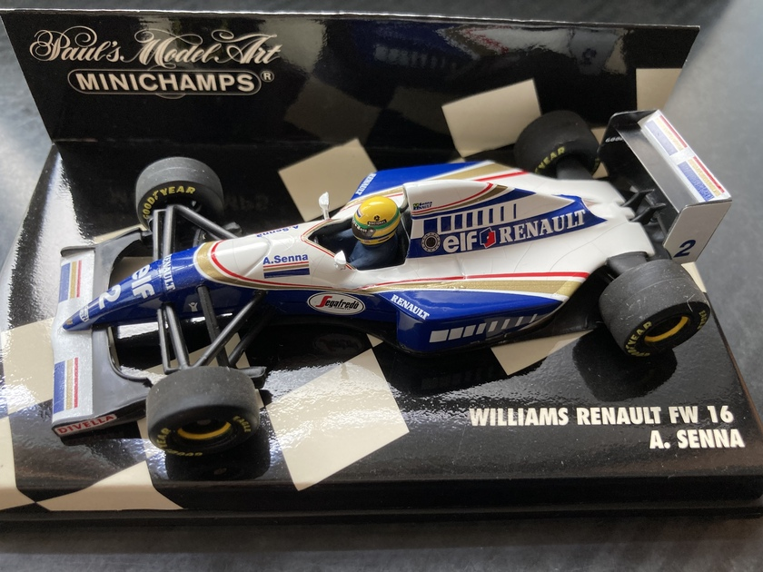 ミニチャンプス 1/18 ウィリアムズ・ルノー FW16 セナ 限定
