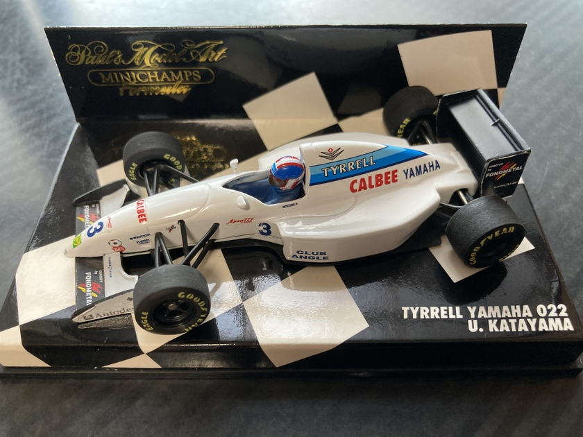 1/43ミニチャンプス 413940003 ES特注 ティレル ヤマハ 022 片山