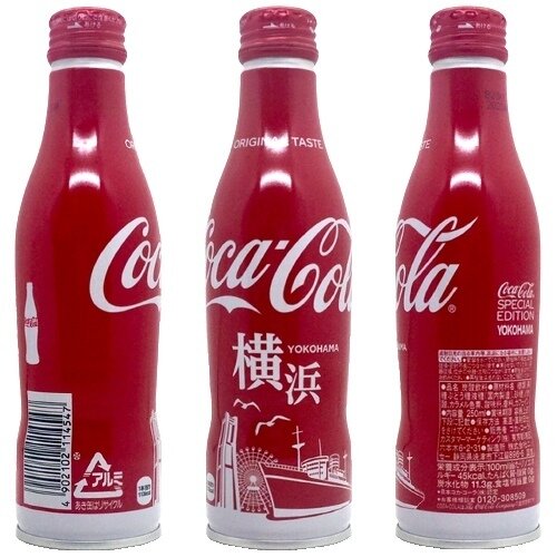 【数量限定】 250mlスリムボトル缶 横浜デザイン コカ・コーラ (2021) Nz | ソフトドリンク
