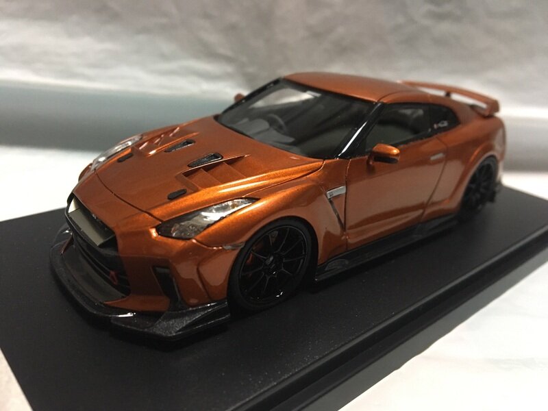 タイガーゲートジャパン(バグジーズ) 1/43 日産GT-R R35 トップシークレット オレンジメタリック