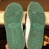 air jordan1 high retro 白×メタリックグリーン