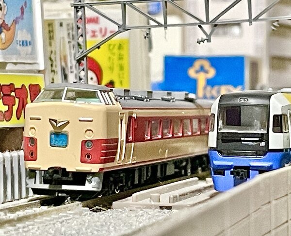 新品 大人気商品  江ノ電300形行先表示板の紺色柄サボ4点セット つけりゃ コレクション