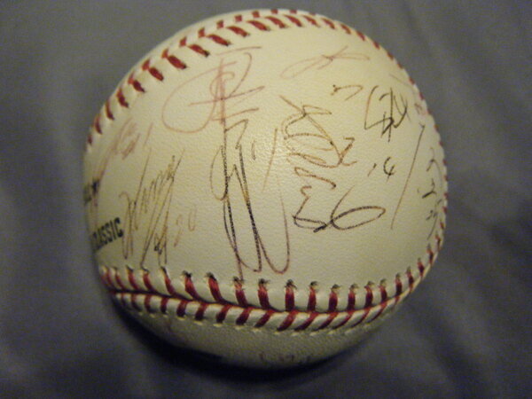 原辰徳 直筆サインボール WBC球 Rawlings 2009 OFFICIAL BALL
