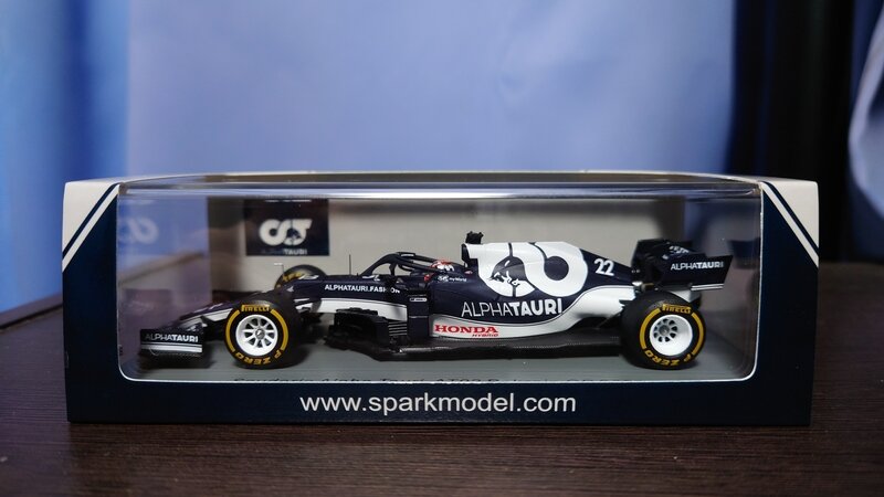 1/43 Spark Scuderia Alpha Tauri AT02  Bahrain GP 2021 Y.Tsunoda