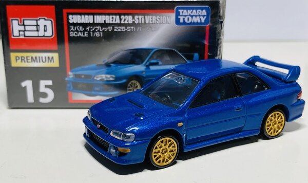 廃盤】トミカプレミアム スバルインプレッサ 22B STI… おどし