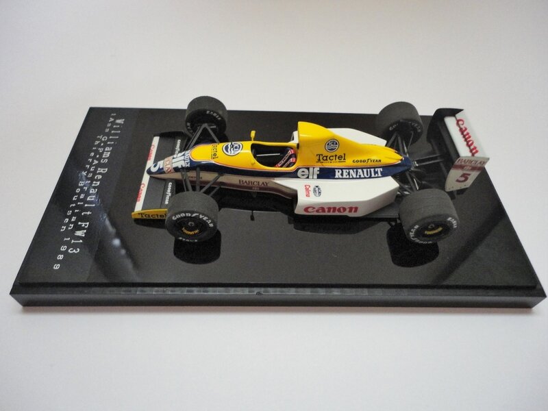 1989 5TH TAMEO WILLAMS RENAULT FW13 T.BOUTSEN〖🏆2〗