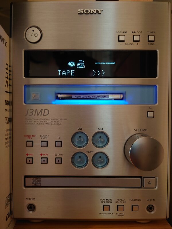 SONY コンパクトコンポーネントハイファイシステム CMT-J3MD | chosuke ...