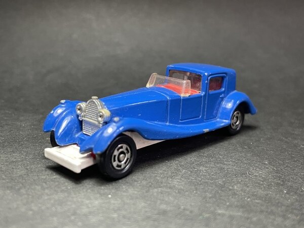 トミカ F46 当時物 ブガッティ クーペ ド ビル 青箱 ミニカー