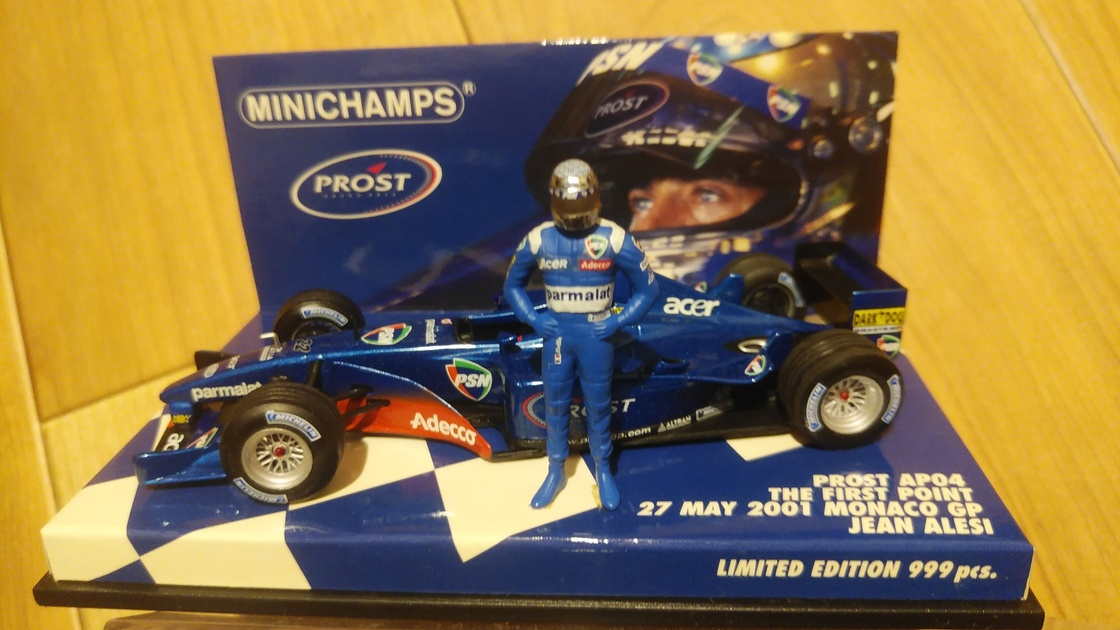 1/43 MINICHAMPS 2001年モナコGP プロストエイサーAP04 J・アレジ