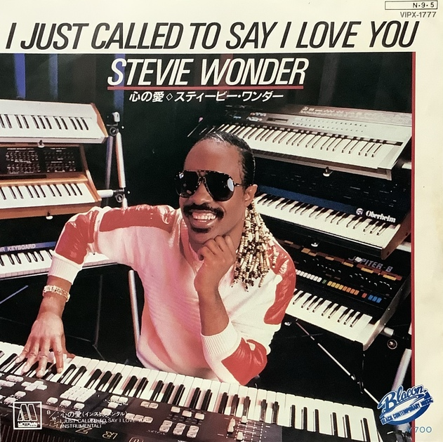 I JUST CALL TO SAY I LOVE YOU / STEVIE WONDER | 2ga Museum | MUUSEO 818691 I JUST CALL TO SAY I LOVE YOU / STEVIE WONDER | 2ga Museum | MUUSEO 818691