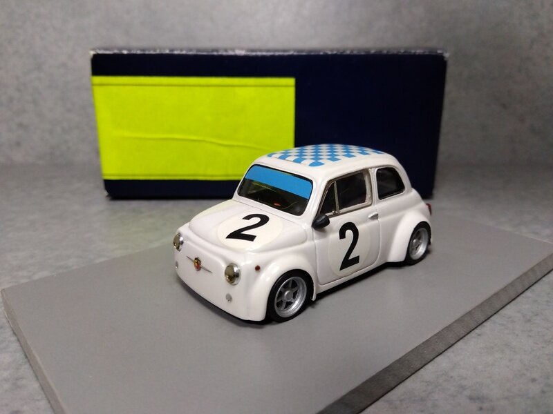 FIAT 500 ABARTH GR.5（White/Light Blue #2）