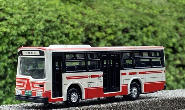 大特価 チラシ わたしの街バスコレクション北海道中央バスふそうエアロスター 鉄道模型