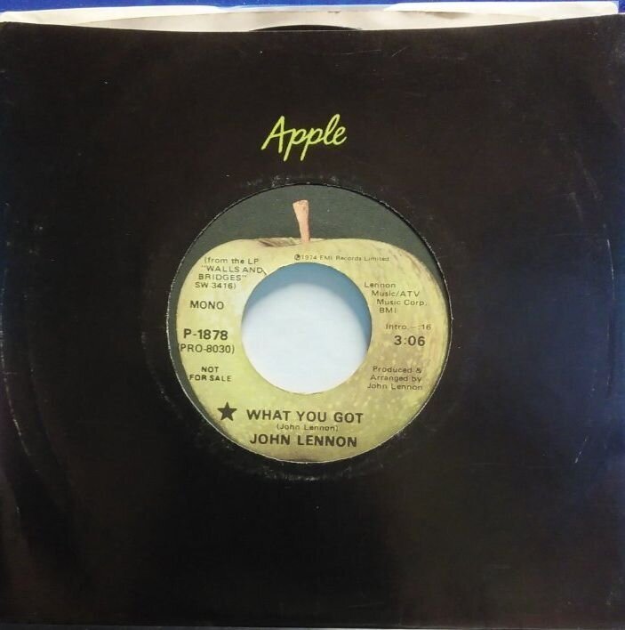 JOHN LENNON「WHAT YOU GOT / st」US Promo Mono/Stereo