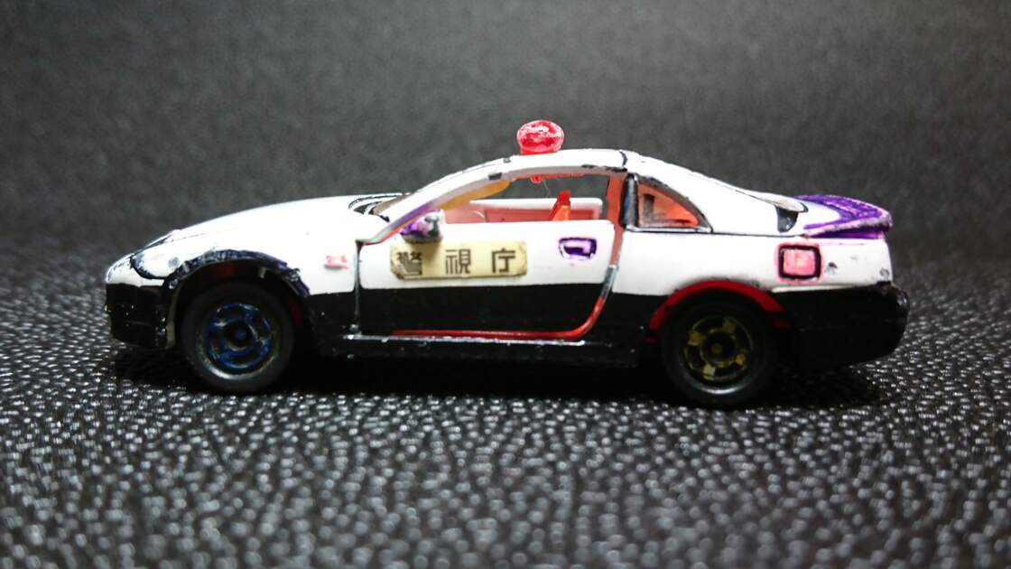 中国製 ふまえ トミカ 日産 フェアレディZ Z32 パトカー