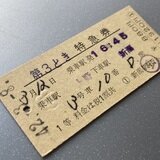 郵送買取 新品5台以上送料無料キャンペーン中！！  新潟ー上野間 特急「とき」号 記念急行券(43.10.1 3時間55分運転 コレクション