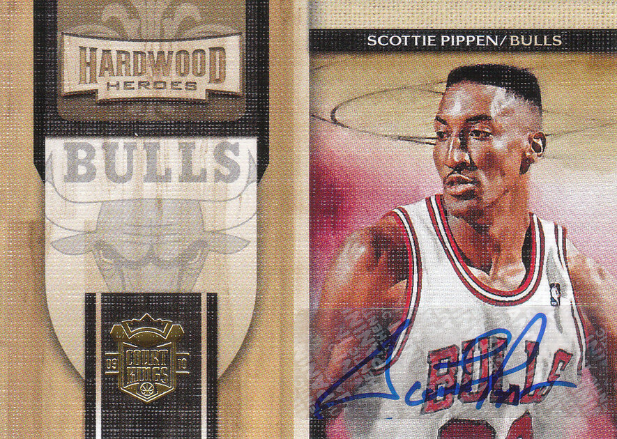 2009 10 Panini Court Kings Hardwood Heroes Autograph #d33/49 pip city