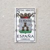 1963 Spain ガイコツのある切手