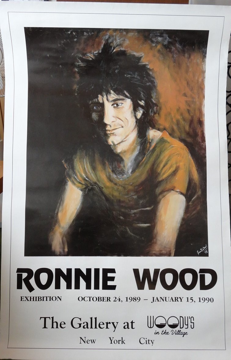 Ronnie Wood Gallery New York Poster