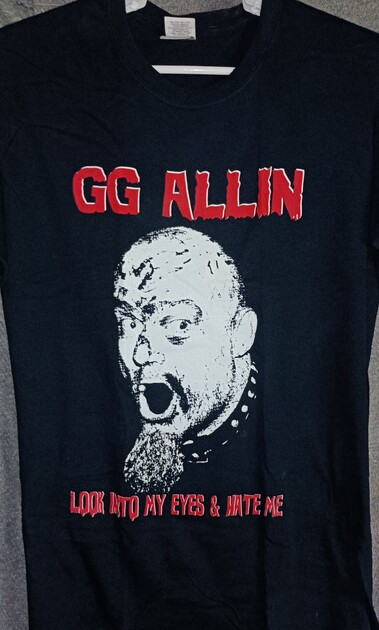 激レア GG Allin 長袖 Tシャツ GG アリン 黒L ハードコア - メルカリ