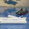 樟脳船　デフォルメ　ムウ帝国の潜水艦(海底軍艦より)  5cmくらい