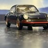 Porsche 911 Carrera RS 2.7 Grand Prix Black with Red Livery