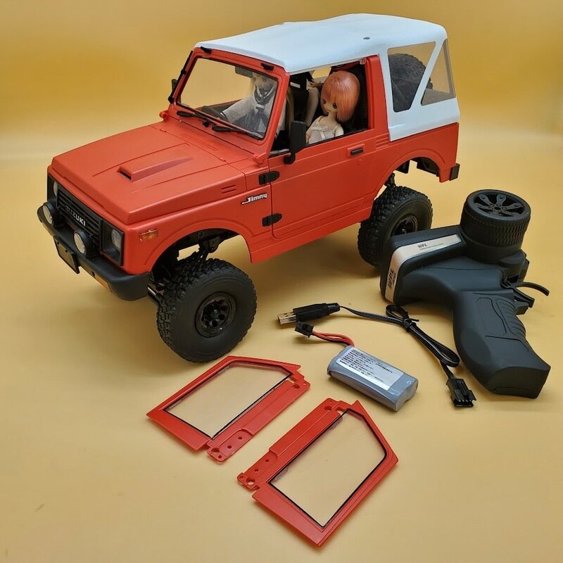 ラジコン WPL JAPAN スズキ ジムニー(JA11C) C74-1 RTR レッド