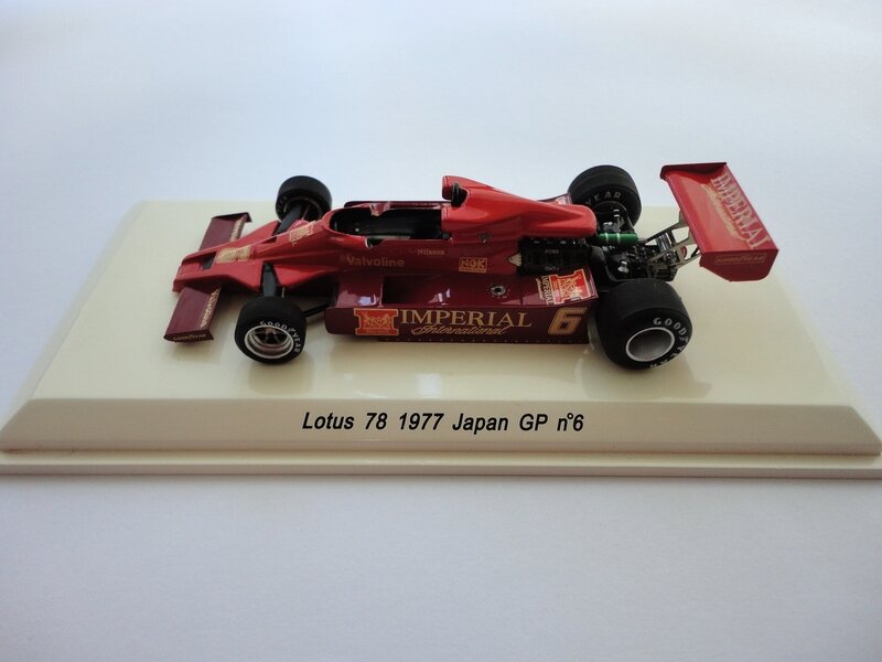 1977 8TH REVE COLLECTION LOTUS 78 G.NILSSON