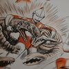 ウルトラマン・帰ってきたウルトラマン・南村乔之さんの肉筆イラスト原画