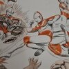 ウルトラマン・帰ってきたウルトラマン・南村乔之さんの肉筆イラスト原画