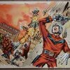 ウルトラマン・帰ってきたウルトラマン・板橋しゅうほうさんの肉筆イラスト原画・その1